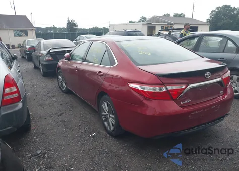 2015 Toyota Camry Se from USA, damaged, VIN 4T1BF1FK3FU913192